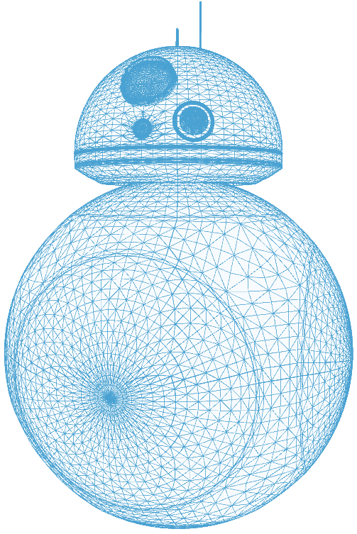 BB-8 Wireframe